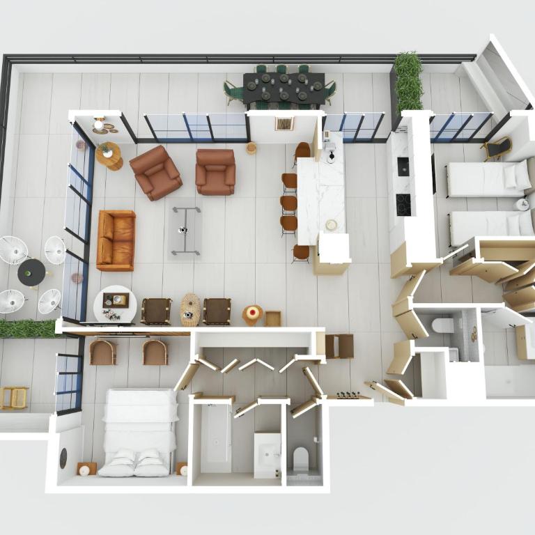 LB Vacation Rentals I A short Stroll to Palais, Beach, Terrace & Seaview - Two-Bedroom Apartment - 9