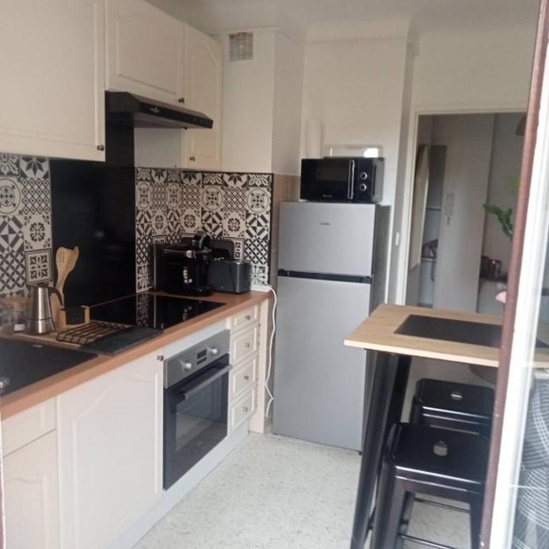 Appartement T2 le Saints Georges 48 m2 meublés équipés Clims 2 balcons ensoleillés parking gratuit et wifi - Appartement 1 Chambre - 10