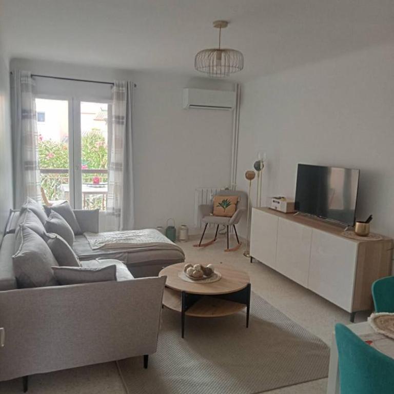 Appartement T2 le Saints Georges 48 m2 meublés équipés Clims 2 balcons ensoleillés parking gratuit et wifi - Appartement 1 Chambre - 3