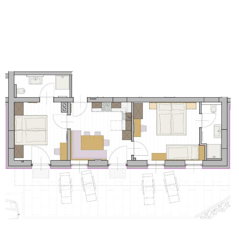 Griesbauer Familie Gehwolf - Apartment mit 2 Schlafzimmern und Terrasse - 4