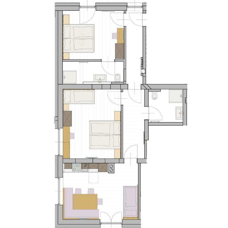 Griesbauer Familie Gehwolf - Apartment mit 2 Schlafzimmern und Balkon - 7