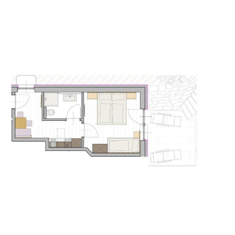 Griesbauer Familie Gehwolf - Studio mit Terrasse - 2