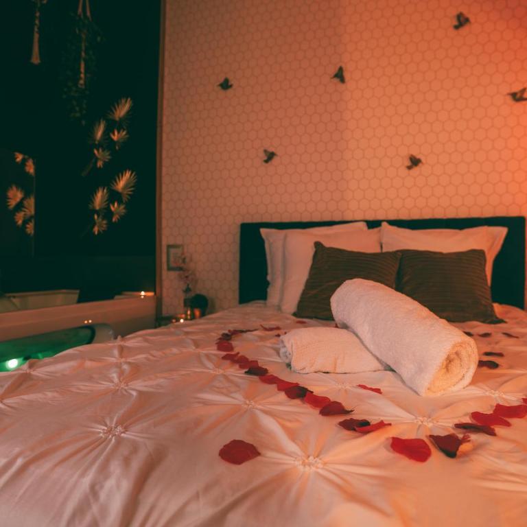Nid Doré - Suite bien-être avec sauna & balnéo privatifs - Deluxe Zimmer - 9
