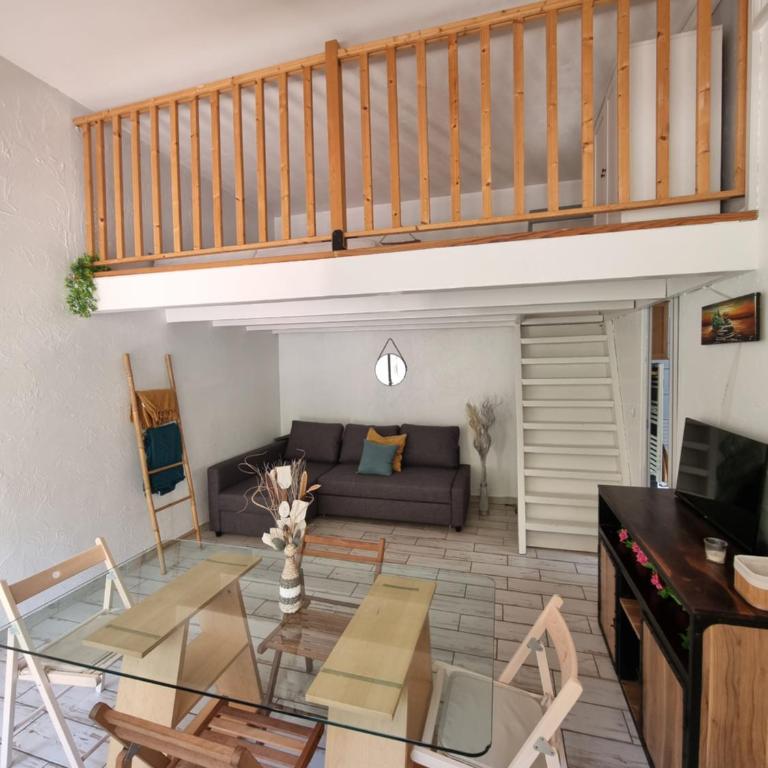 Loft studio avec mezzanine, limitrophe Monaco - Appartement 1 Chambre - 5
