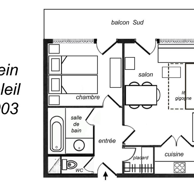 Residence Plein Soleil - Appartement 1 Chambre (5 Adultes) - 4