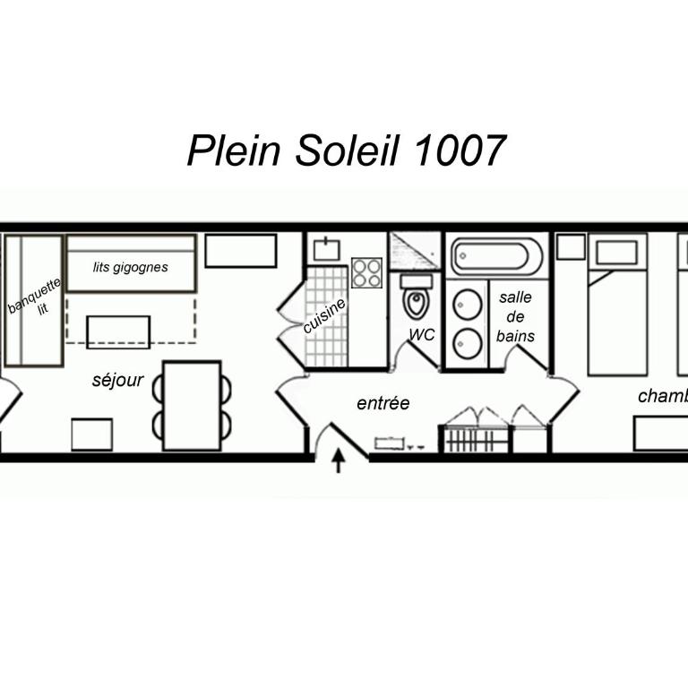 Residence Plein Soleil - Appartement 1 Chambre (5 Adultes) - 1