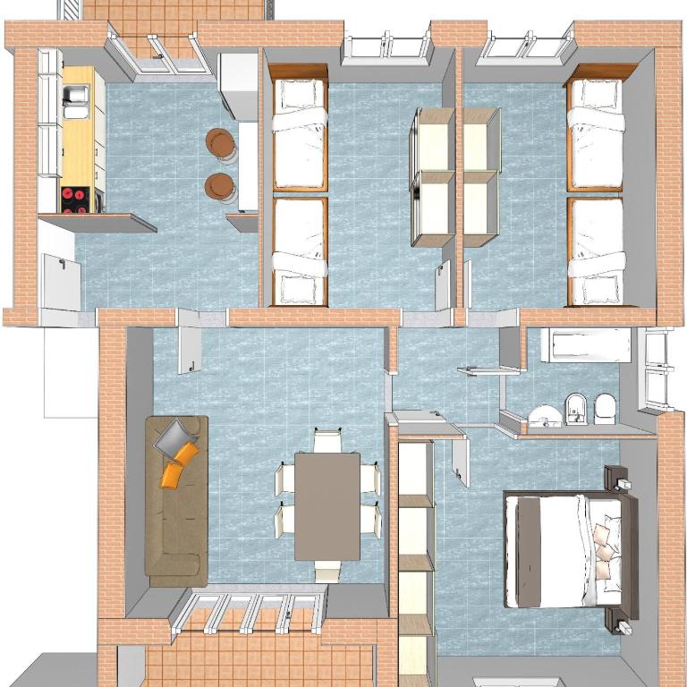 Appartamento via Gramsci - Free Gated Parking - 5 minutes from Center - Appartamento Premium con 3 Camere da Letto - 24