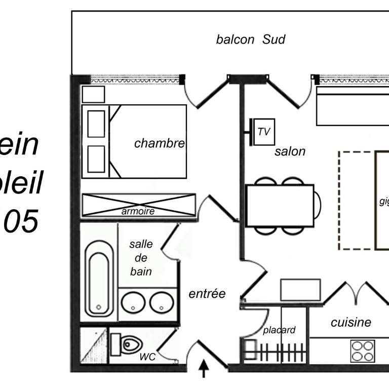 Residence Plein Soleil - Appartement 1 Chambre (5 Adultes) - 2