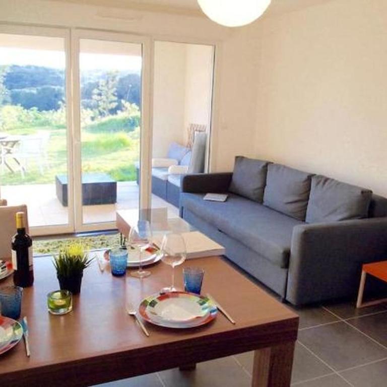 Domaine Blue Park 2 pièces, piscine, jardin privé, climatisation, parking et vue - Appartement 1 Chambre - 5