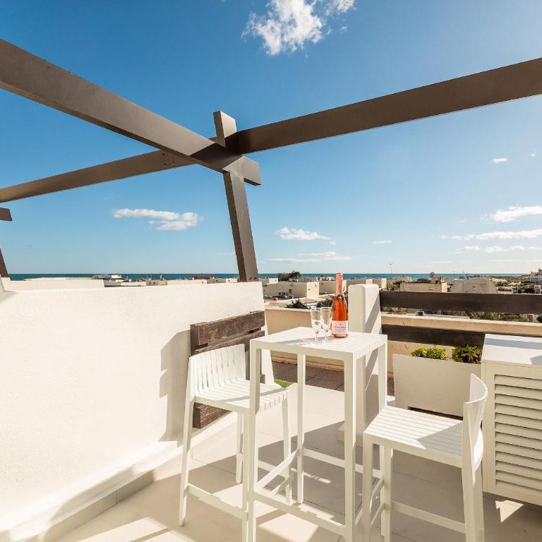 Sea Gold vue mer - terrasse - parking - Port Nature 2 - Village Naturiste R4N - One-Bedroom Apartment - 16
