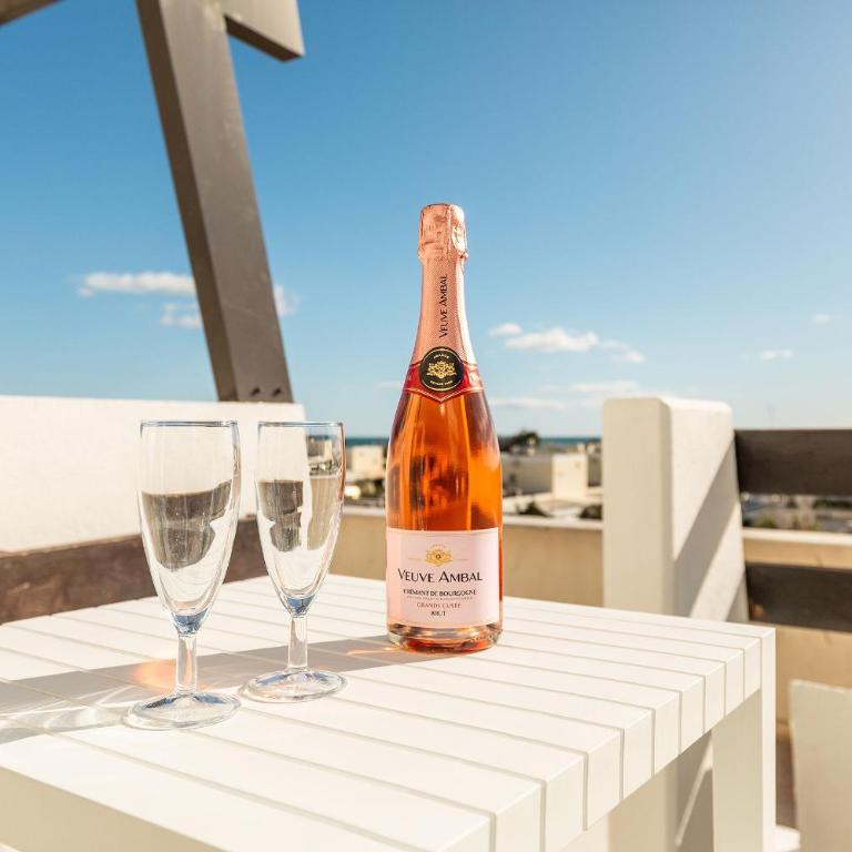 Sea Gold vue mer - terrasse - parking - Port Nature 2 - Village Naturiste R4N - One-Bedroom Apartment - 17