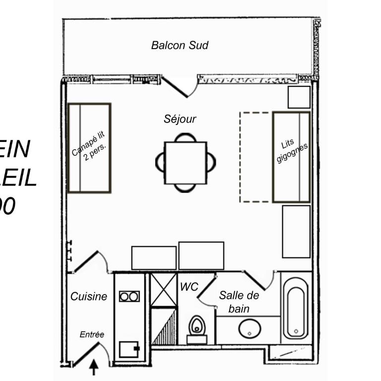 Residence Plein Soleil - Studio (3 Adultes) - 4