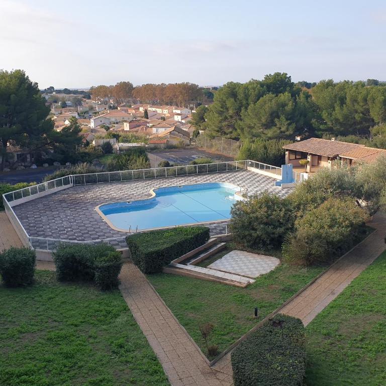 studio59, climatisé, parking, piscine, vue, wifi gratuit - Studio - Vue sur Piscine - 9