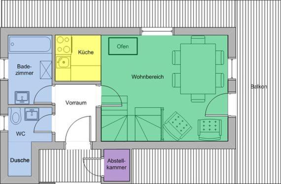 Almhütte Falkert - Chalet mit 2 Schlafzimmern - 1