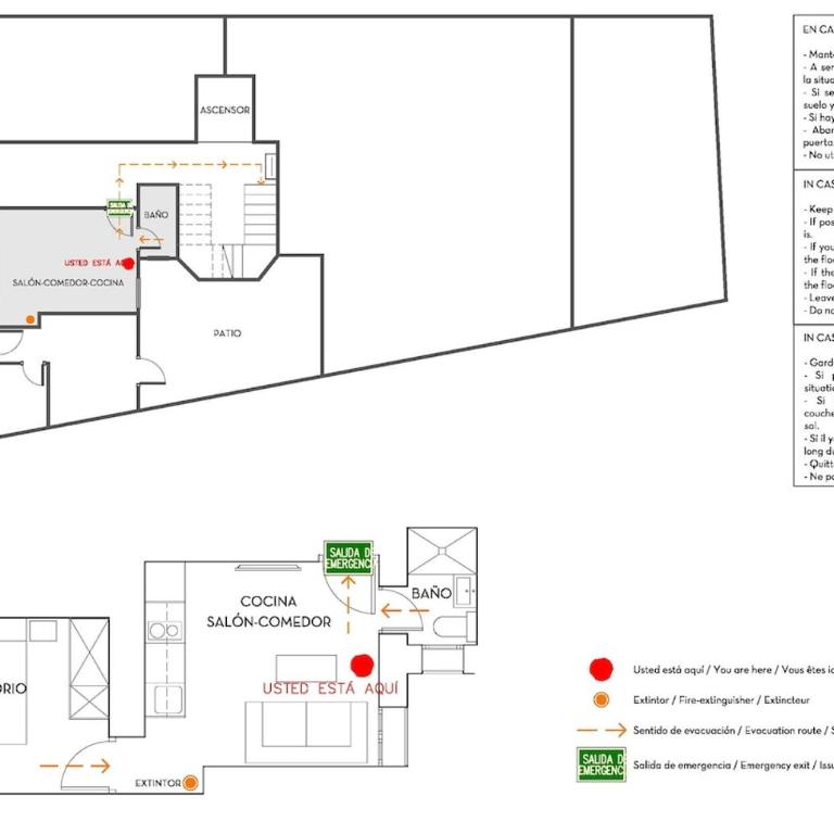 Exterior con parking en el barrio de Salamanca - One-Bedroom Apartment - 11