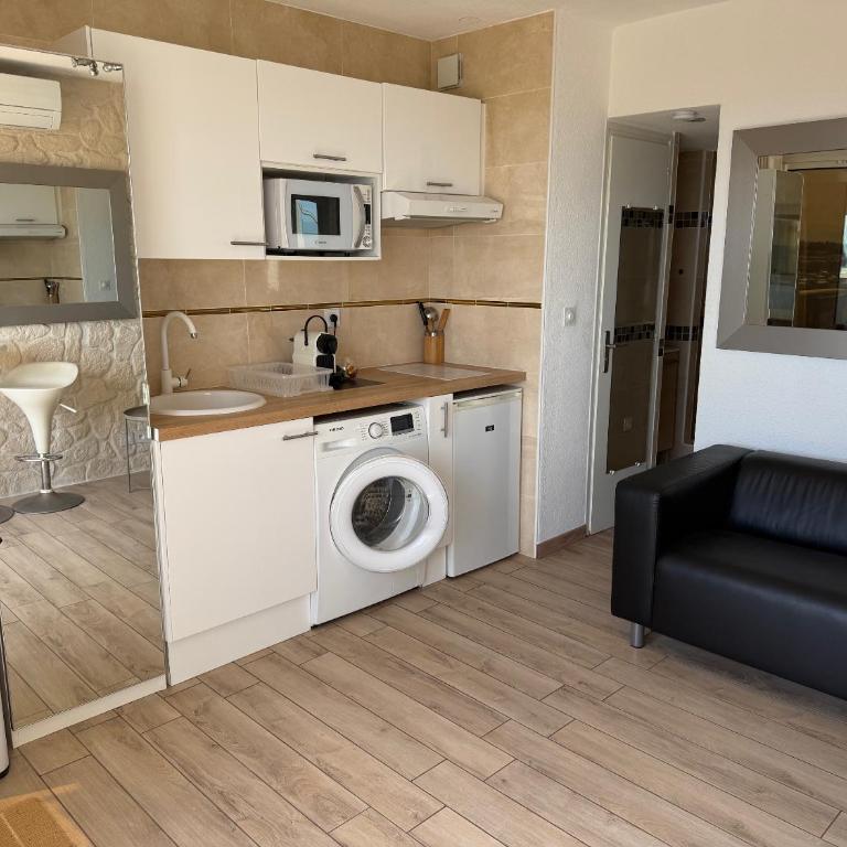 2 pièces, Port Nature 4 coursives, vue mer, face au Waïki - Appartamento con 1 Camera da Letto - 3