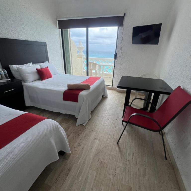 Cancun plaza frente al mar - Twin Room with Balcony - 3