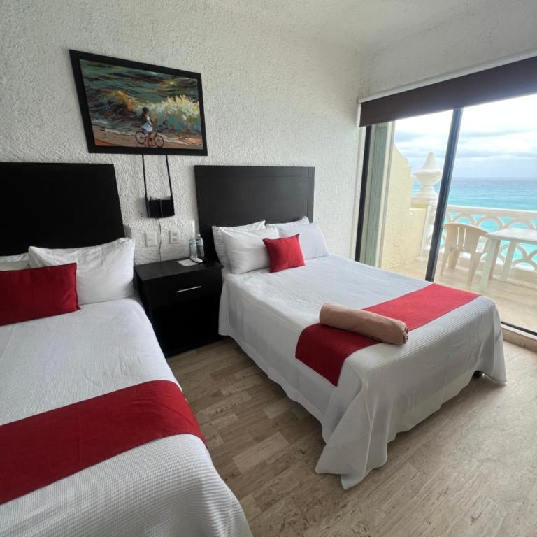 Cancun plaza frente al mar - Twin Room with Balcony - 1
