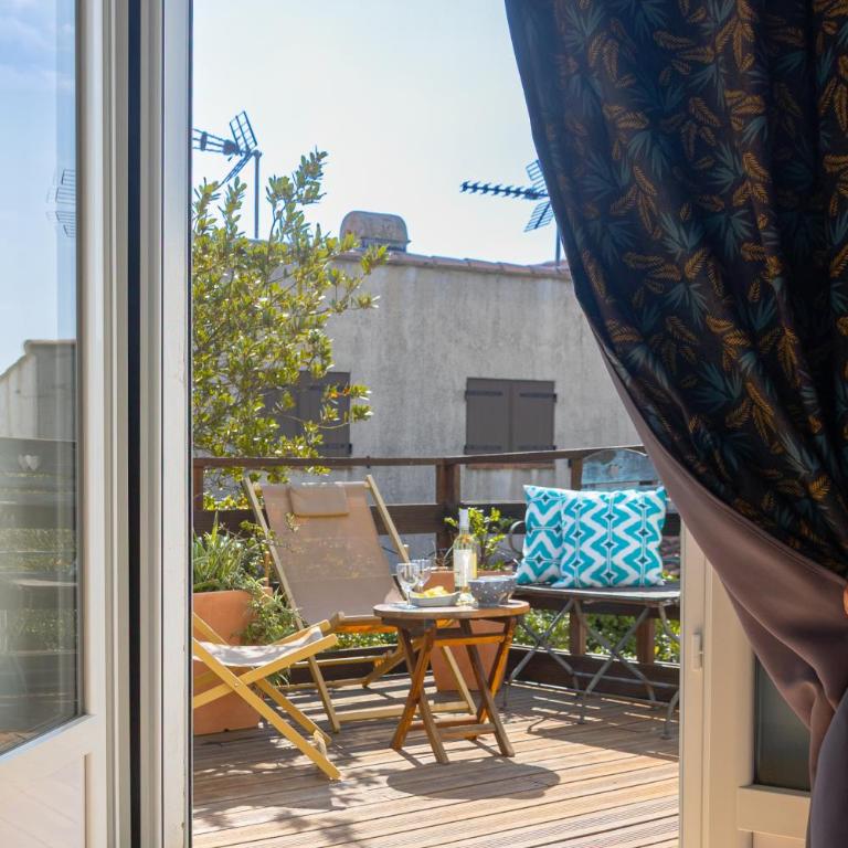 Le Fangassier - Chambre Double avec Terrasse - 5