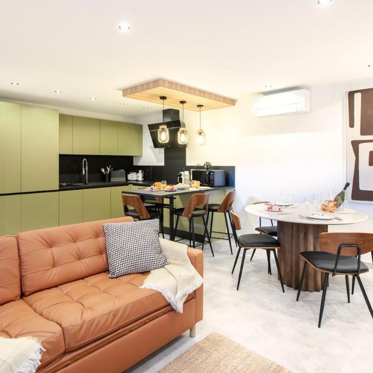 #45 Staywizus - Quiet chic 5mins walk to port and beach AC Wifi - Appartement 1 Chambre - 16