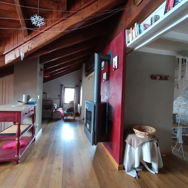 Charmant duplex pour 5 pers. à Montgenèvre avec vue imprenable, proche commodités, parking inclus - FR-1-445-29 - Appartamento (5 Adulti) - 1