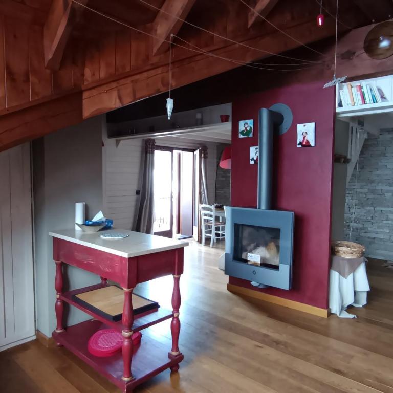 Charmant duplex pour 5 pers. à Montgenèvre avec vue imprenable, proche commodités, parking inclus - FR-1-445-29 - Appartamento (5 Adulti) - 4