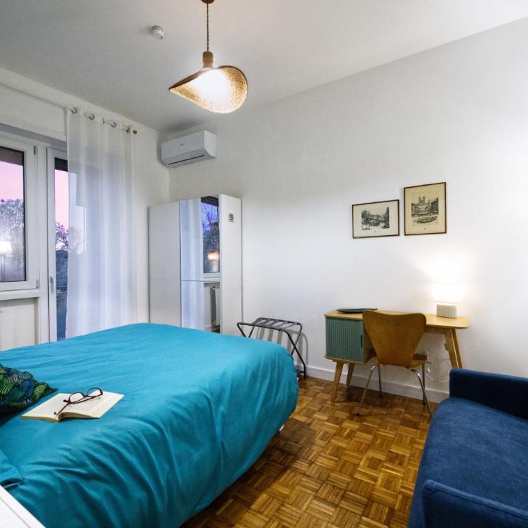 3 Passi Da Metro Marconi- 8 min Colosseo- 2 Bagni - Appartamento con 2 Camere da Letto - 6