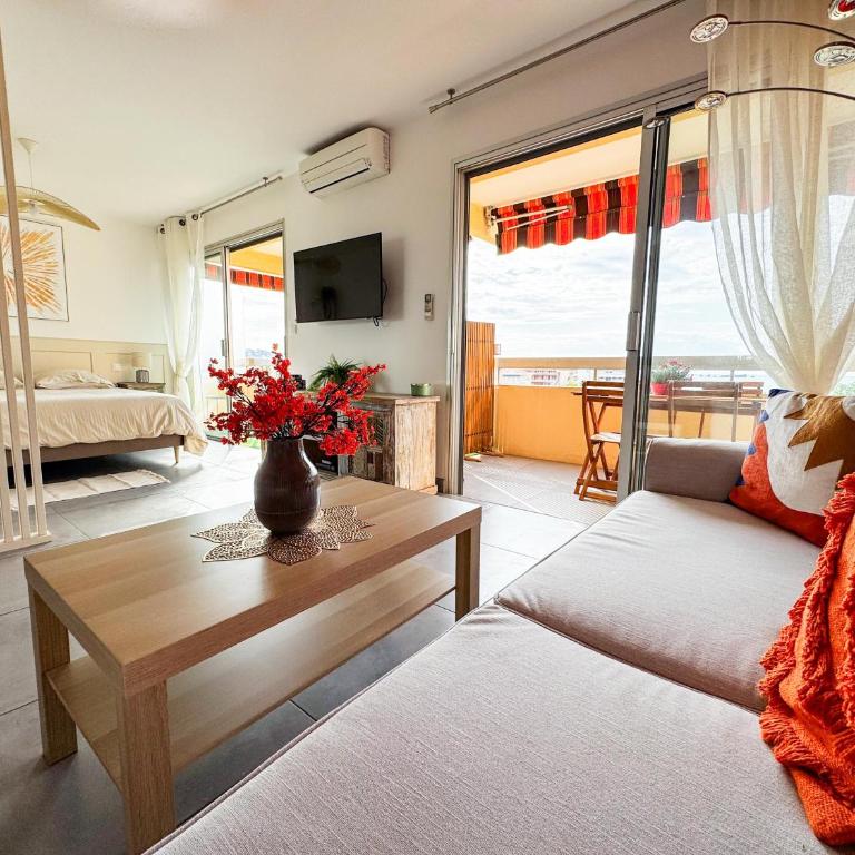 Appartement Eléa, Vue sur Mer, T1 sur Fréjus à 150m des plages - Appartamento con 1 Camera da Letto - 14