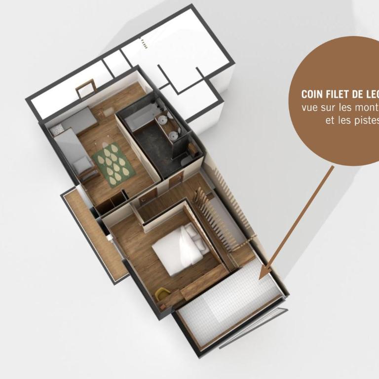 LA TANIÈRE DES OURSONS - Appartement duplex NEUF 9-10 pers vue pistes avec garages - Four-Bedroom Luxury Apartment - 23