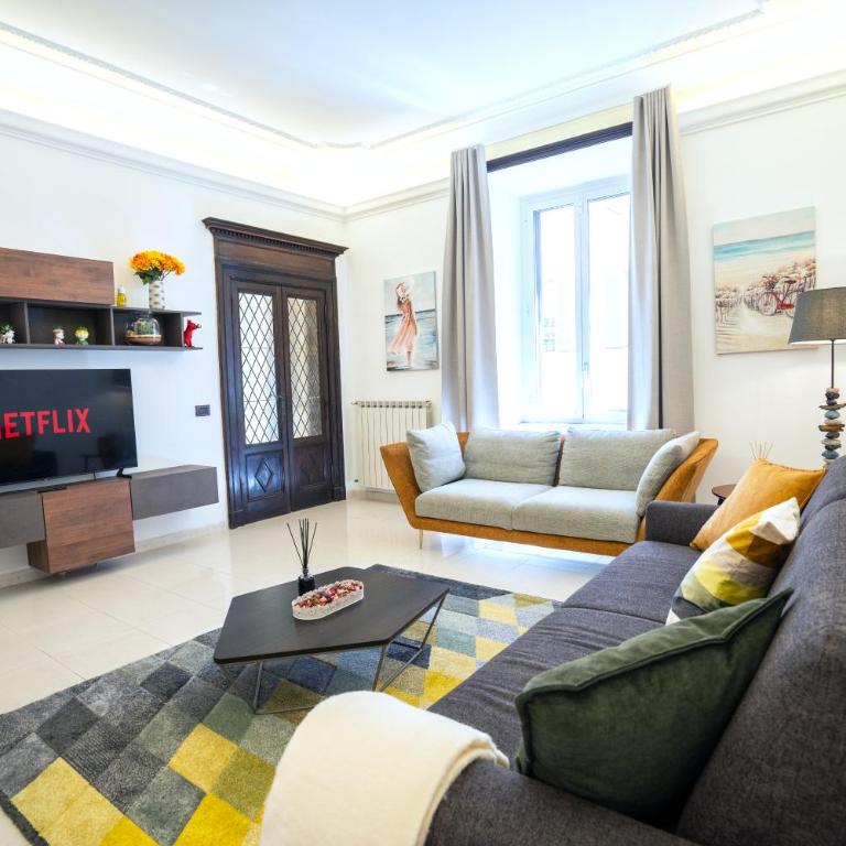 Aurelian Crown Central Rome - Appartamento Premium con 3 Camere da Letto e Balcone - 17