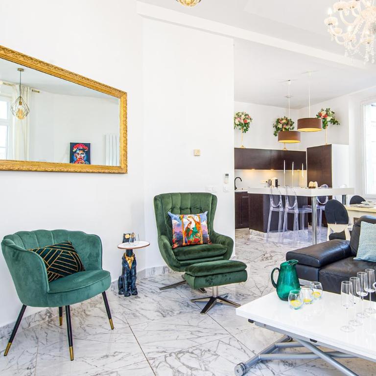 Le Borniol, splendid 3 bedrooms Appt, Cannes Center - Appartement 3 Chambres Premium avec Balcon - 9