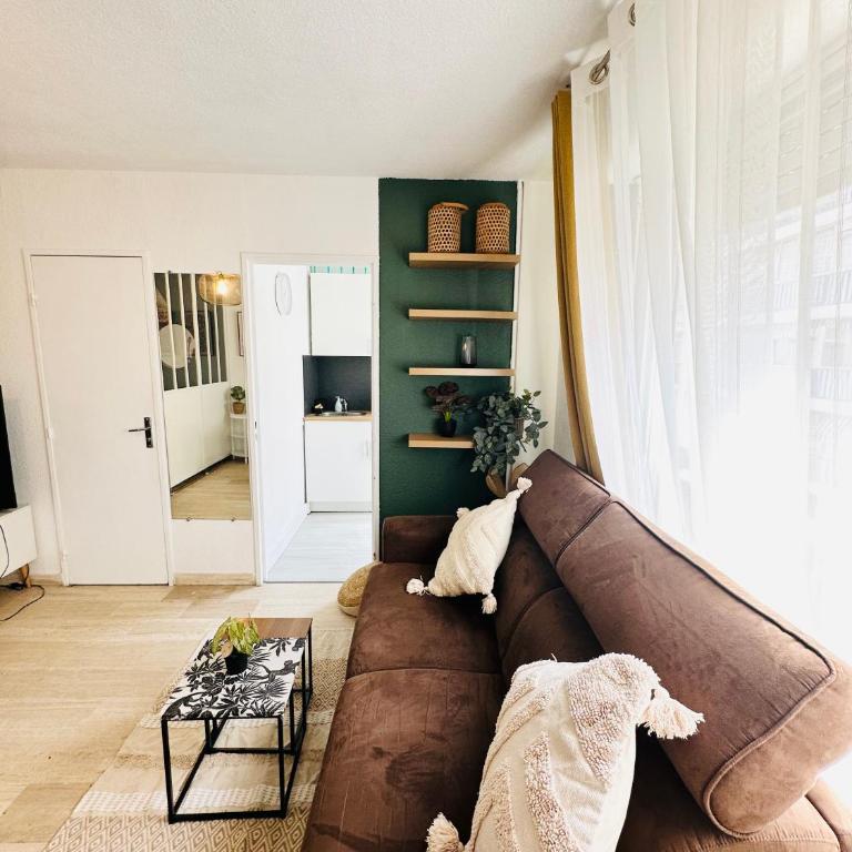 Studio T1- 2 min des Plages - Golf-Juan - Clim&Wifi - Studio Deluxe - 9