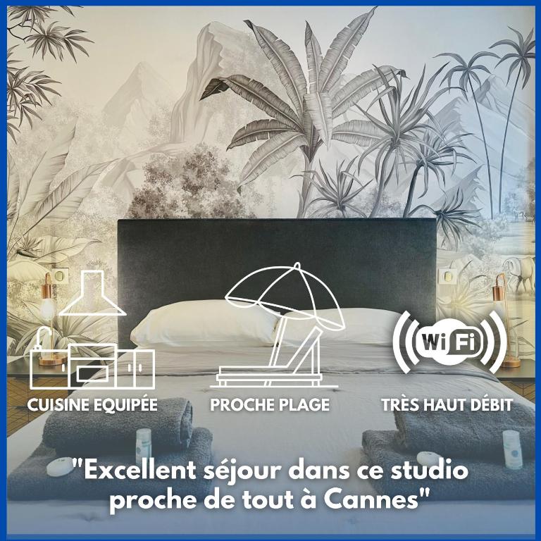 Modern and renovated apartments next to the CROISETTE and PALAIS DES FESTIVALS - Estudio Deluxe con cama grande - 1