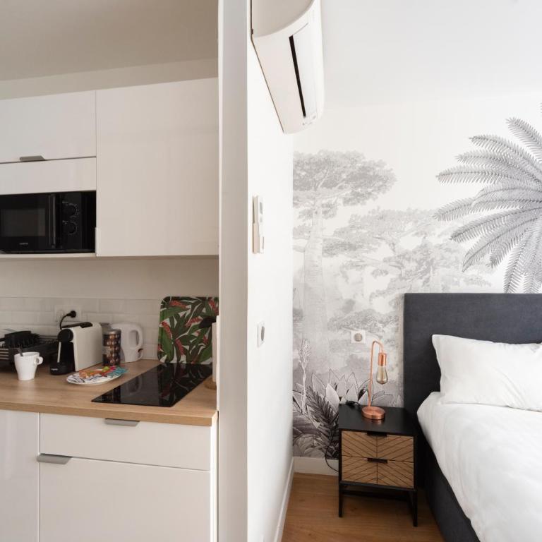 Modern and renovated apartments next to the CROISETTE and PALAIS DES FESTIVALS - Estudio Deluxe con cama grande - 16
