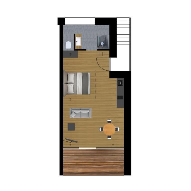 Langstrein Hof - Studio mit Bergblick - 2