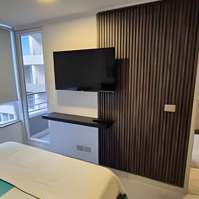 Santiago Centro Depto 1D1B lujo, metro, wifi, hermosamente decorado - Apartamento de 1 dormitorio - 30