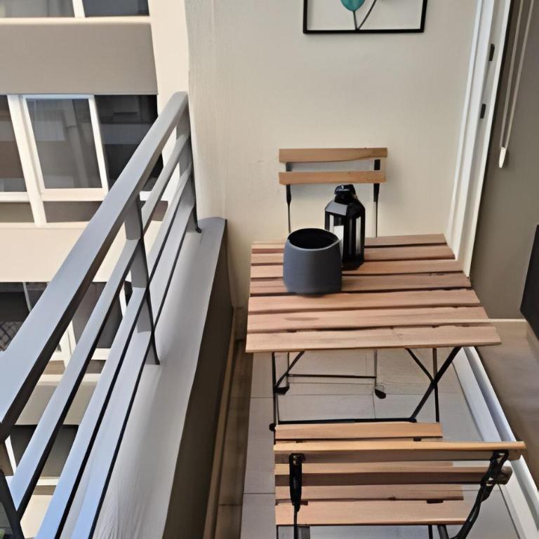 Santiago Centro Depto 1D1B lujo, metro, wifi, hermosamente decorado - Apartamento de 1 dormitorio - 17
