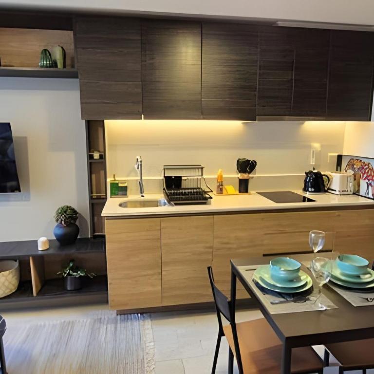 Santiago Centro Depto 1D1B lujo, metro, wifi, hermosamente decorado - Apartamento de 1 dormitorio - 20