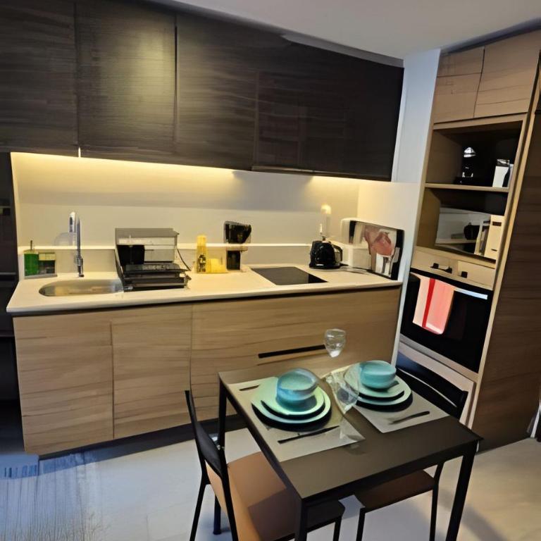 Santiago Centro Depto 1D1B lujo, metro, wifi, hermosamente decorado - Apartamento de 1 dormitorio - 22