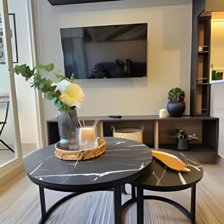 Santiago Centro Depto 1D1B lujo, metro, wifi, hermosamente decorado - Apartamento de 1 dormitorio - 27