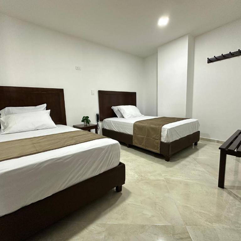 Hotel Santa Elena - Habitación Doble - 2 camas - 2