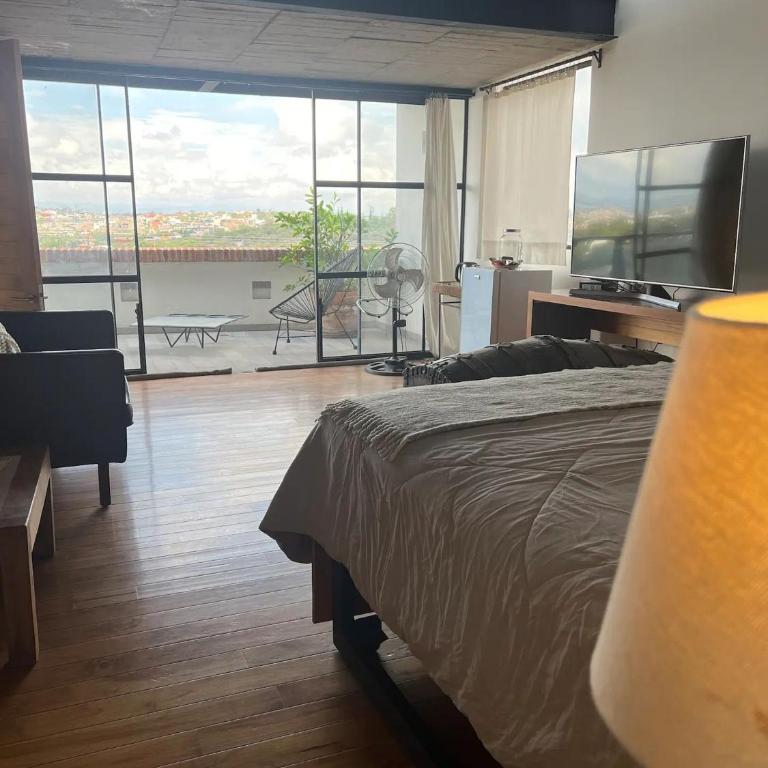 3 deptos en el mismo lugar: Penthouse con doble altura y magnífica arquitectura, Loft con cocina integral y Departamento en planta baja con patio. - Apartamento con vistas y balcón - 27