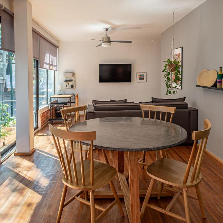 Amalli, Refugio Urbano - One-Bedroom Apartment with Balcony and City View - 30