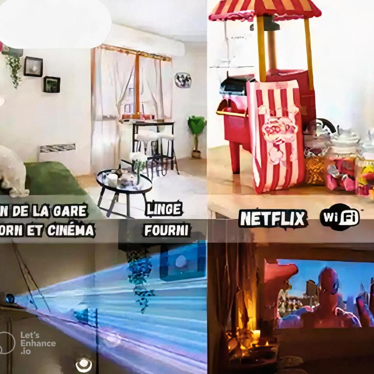 Le Petit Ciné - Rouen Gare - Smartloc Immo - Studio with Sofa Bed - 1