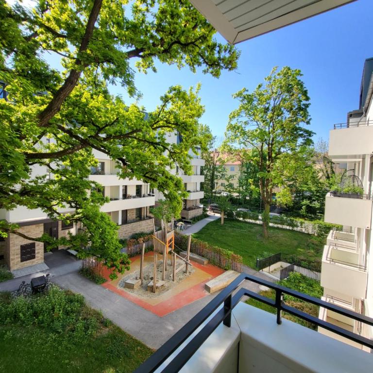 English Garden Grand Suite - Apartment mit 1 Schlafzimmer und Balkon - 13