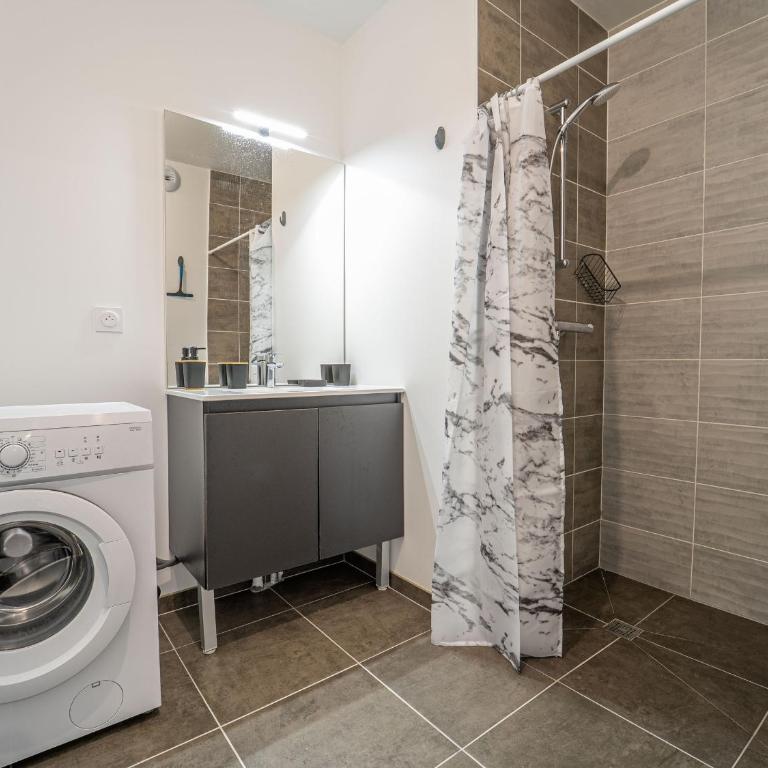Appartement T3 neuf à Mimizan, 4 pers, proche centre, jardinet, parking inclus - FR-1-50-173 - Appartement - 10