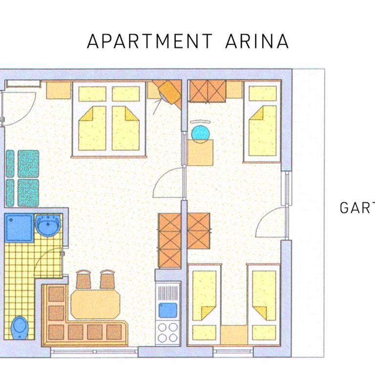 Apart Pension Bergfrieden - Apartment mit 1 Schlafzimmer - 10