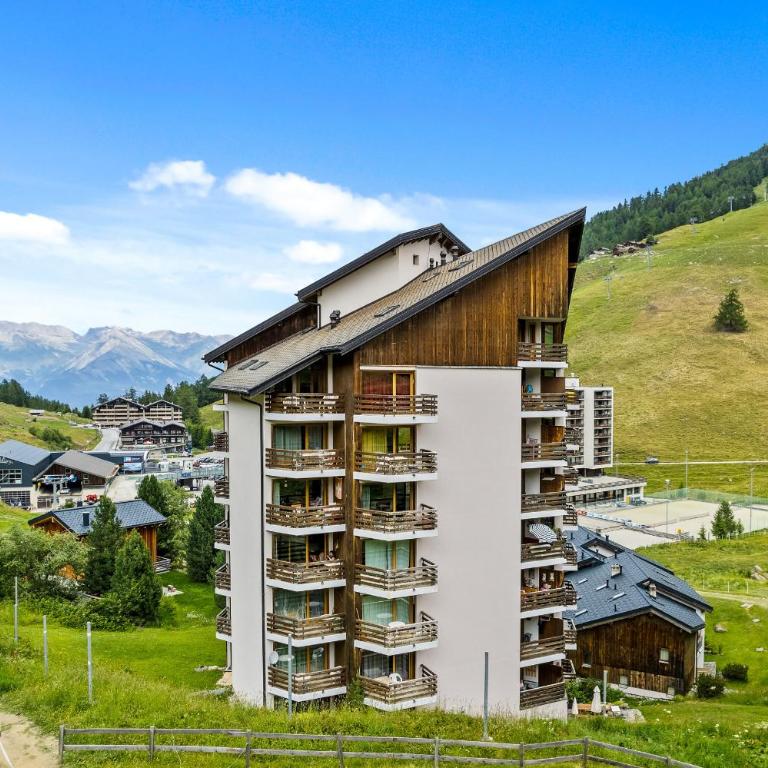 Mont-Fort 10 - 4 pers - au pied des pistes - Estudio con vistas a las montañas - 1