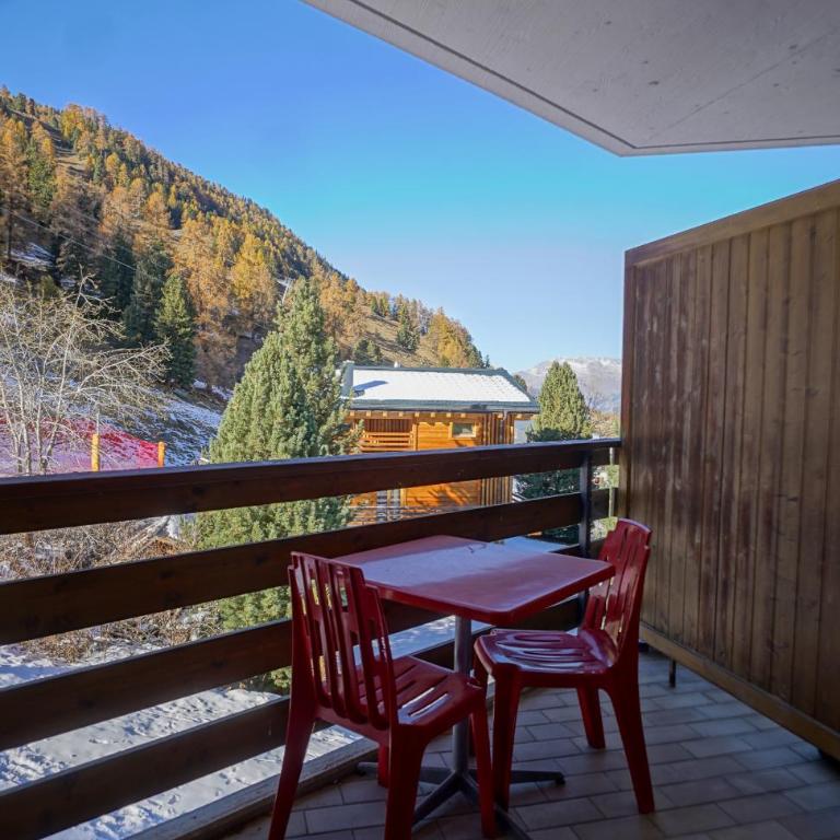 Mont-Fort 10 - 4 pers - au pied des pistes - Estudio con vistas a las montañas - 11