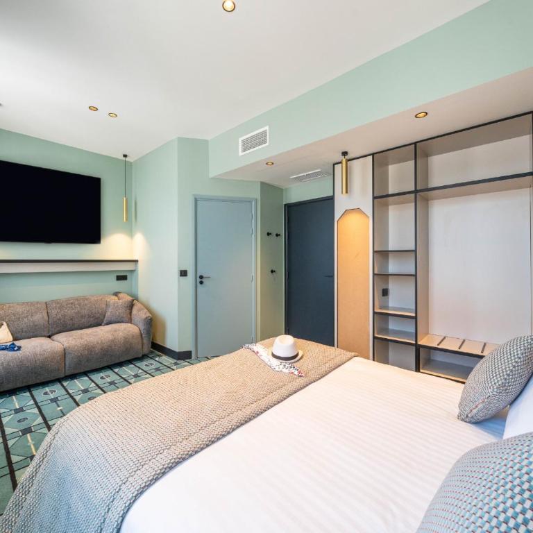 Hôtel CASA MOHO - Juan-Les-Pins - Chambre Familiale Deluxe - 11